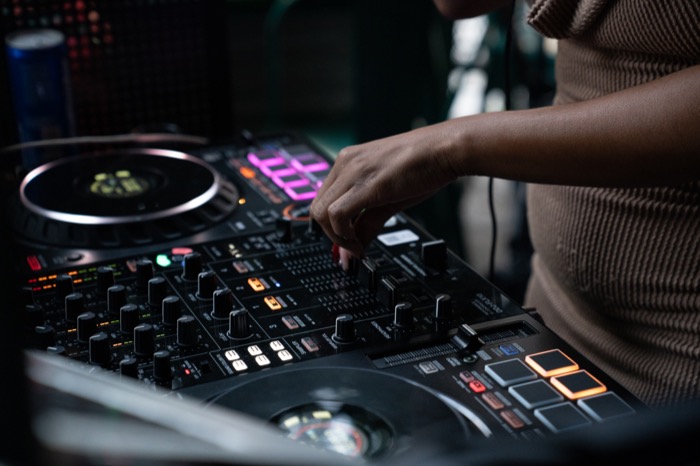 A MixHer female DJ event in action